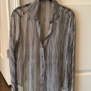 Equipment Femme Sheer Blouse